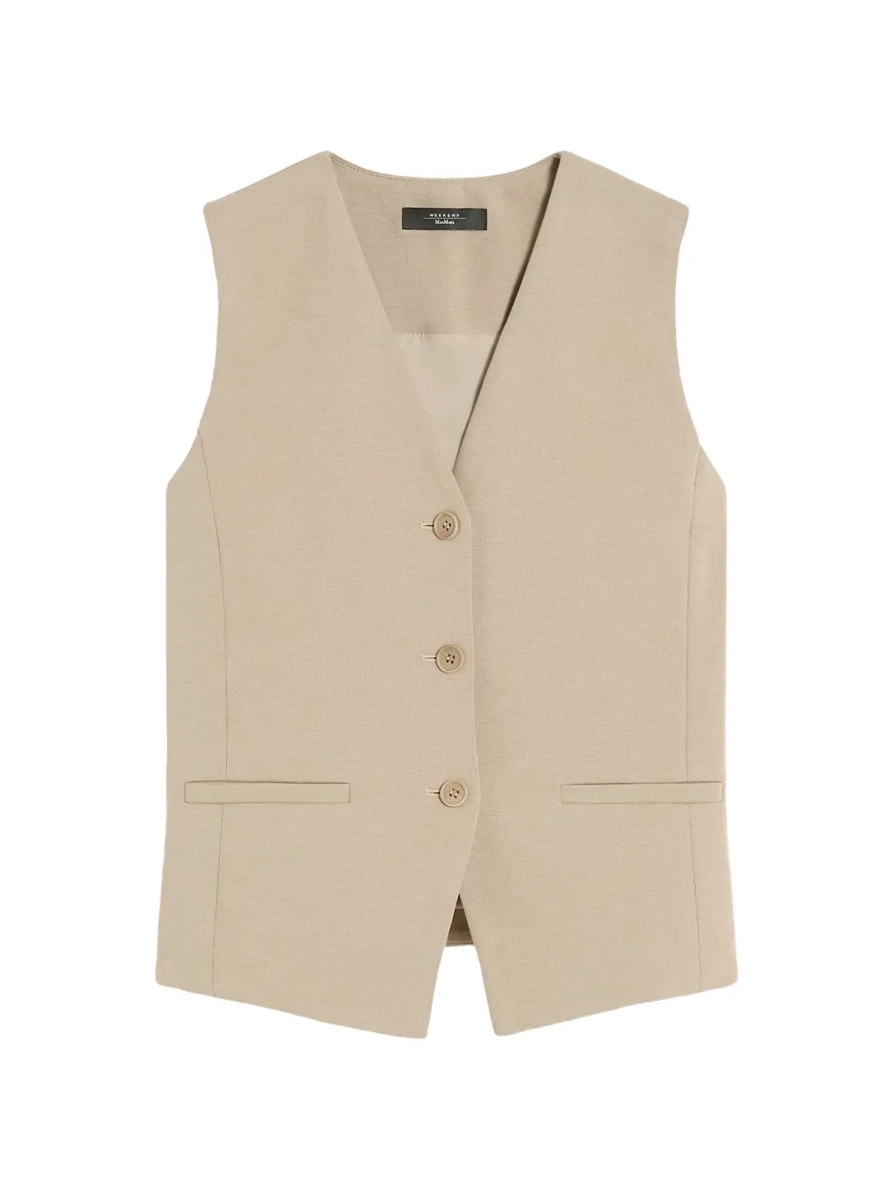 Max Mara button-fastening gilet - Marrone