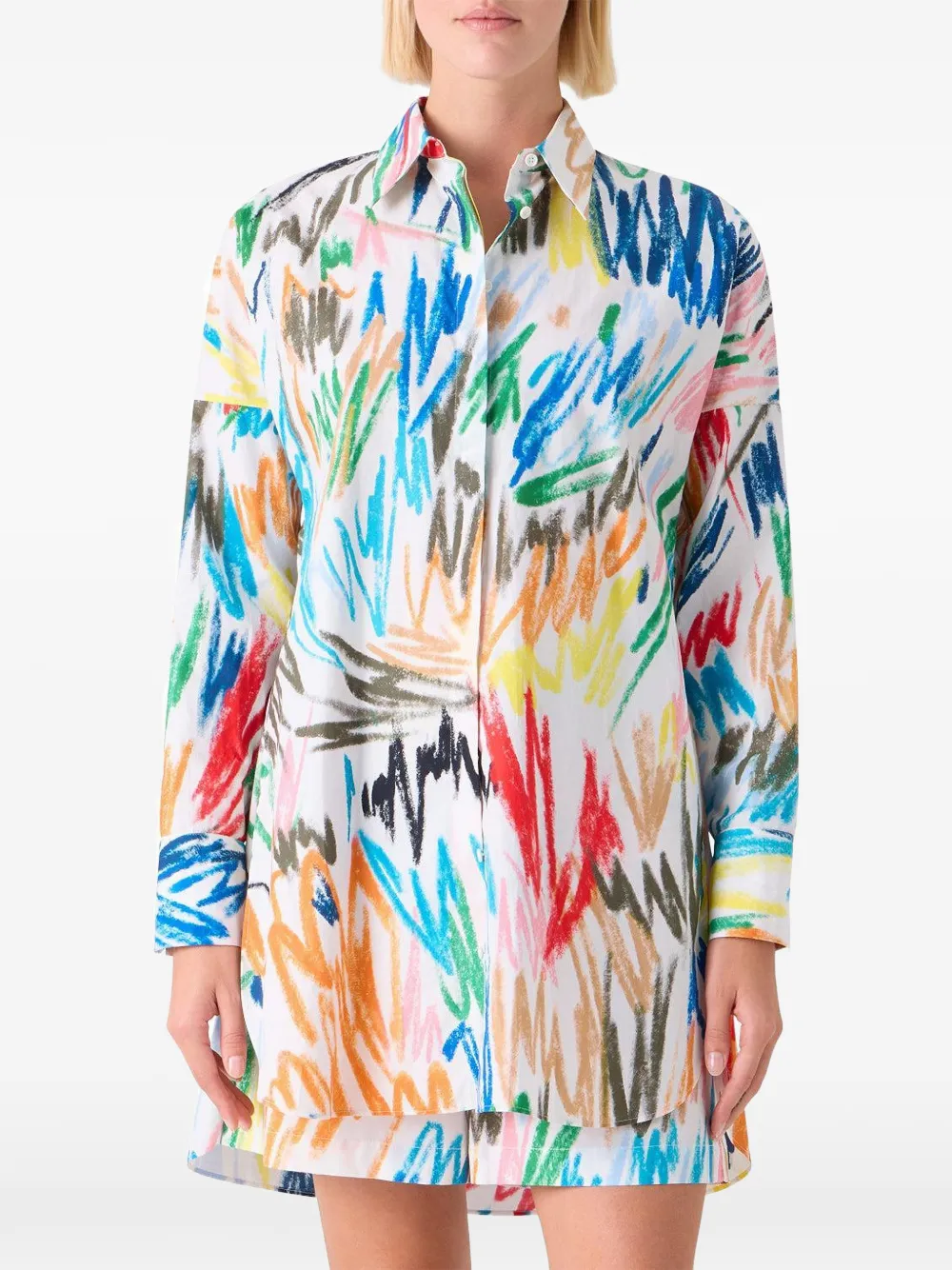  Akris Punto Long-sleeve Shirt - White 