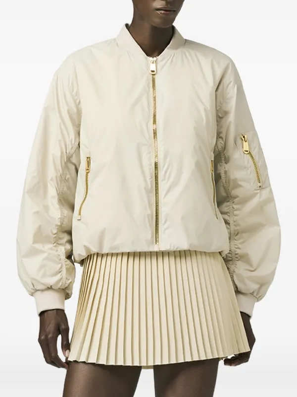 Goldbergh Isolana Longsleeve Bomber Jacket in Neutrals