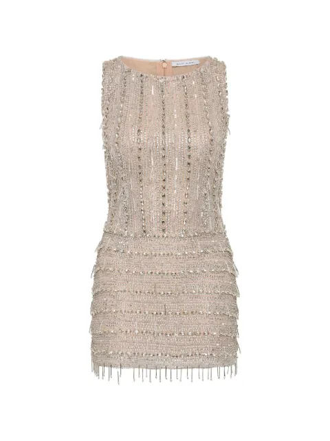 Rachel Gilbert Florentine beaded mini dress