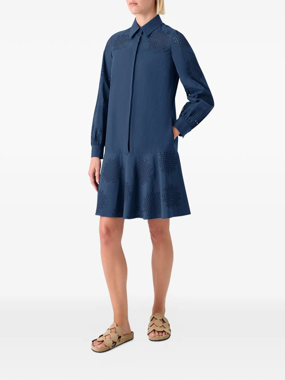 Embroidered Short Dress