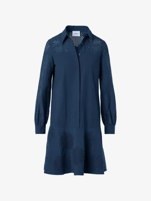 Akris Punto embroidered short dress