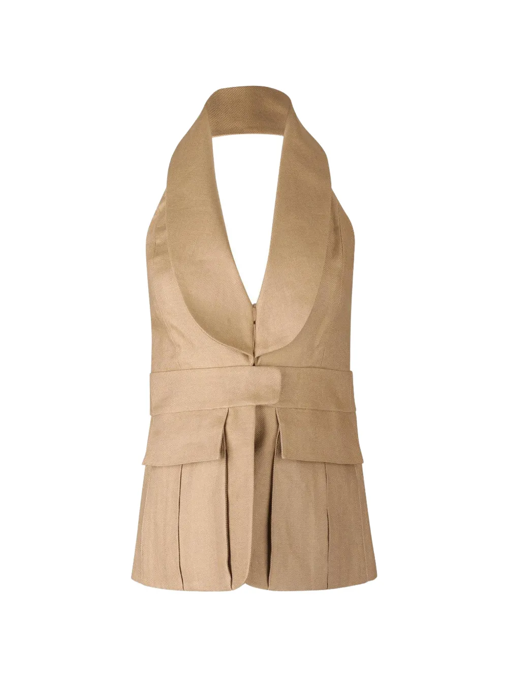 Alexis Micoli halterneck top - Toni neutri