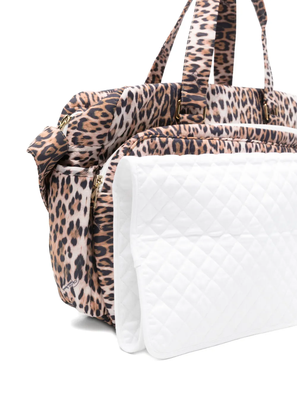 Roberto Cavalli Junior Luiertas met luipaardprint Beige