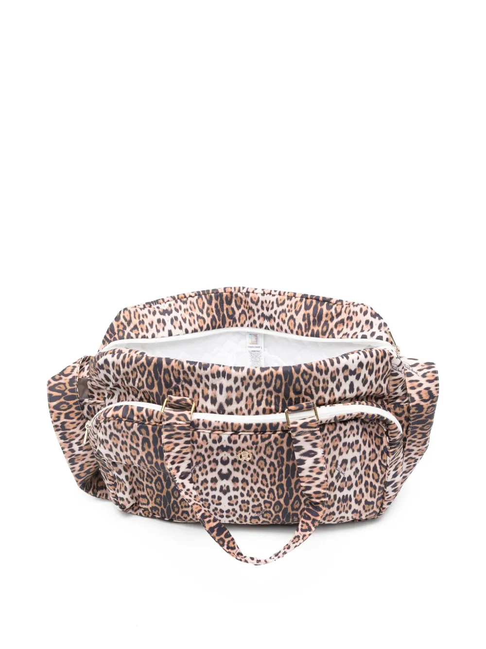 Roberto Cavalli Junior Luiertas met luipaardprint Beige