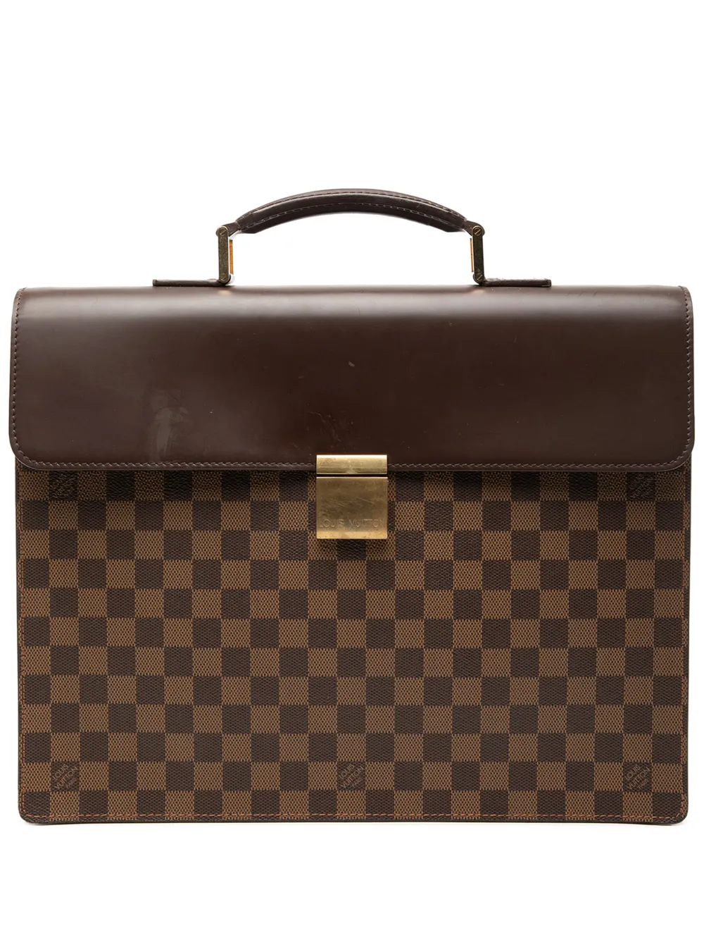 Louis Vuitton Pre-Owned 2004 Damier Ebene Altona PM business bag - Marrone