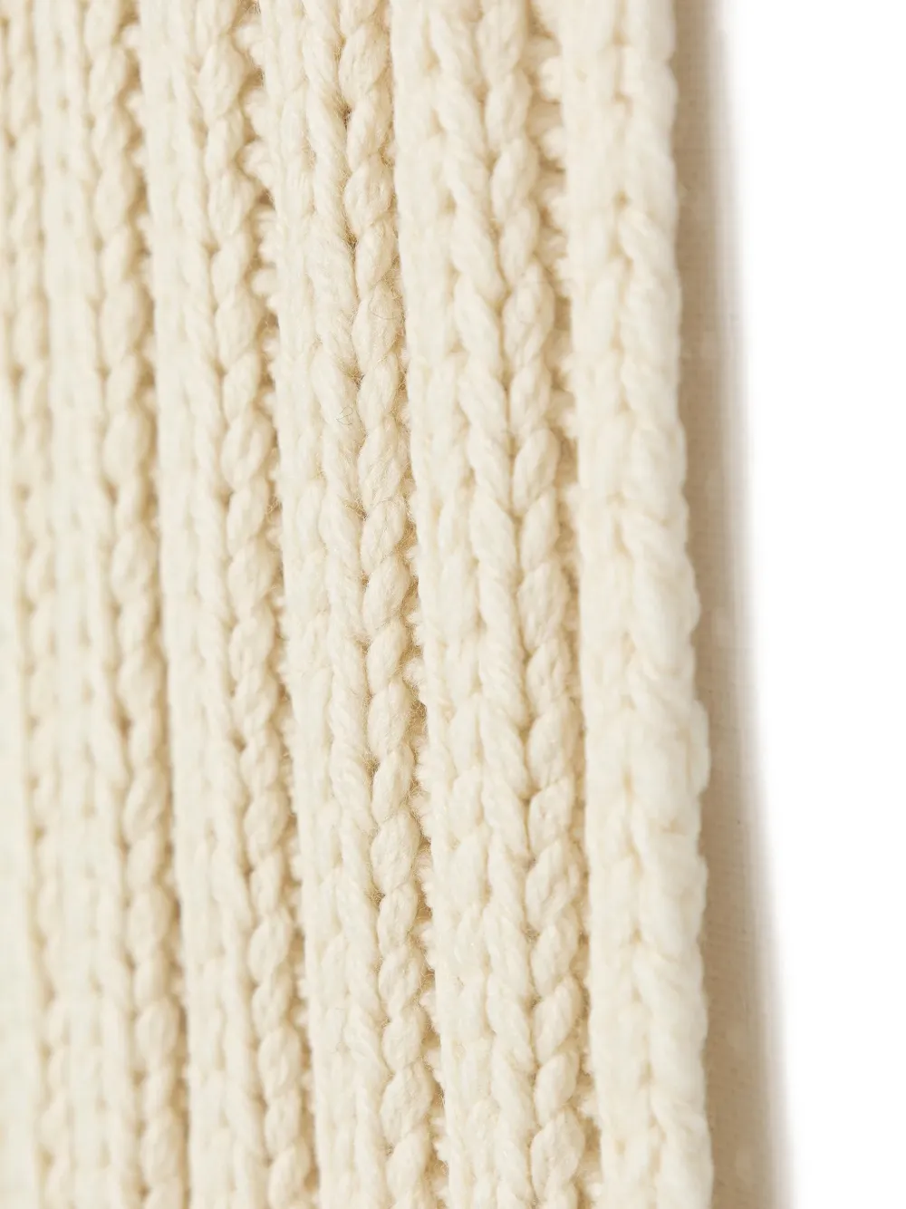  Human Made Ribbed Scarf - Neutrals 