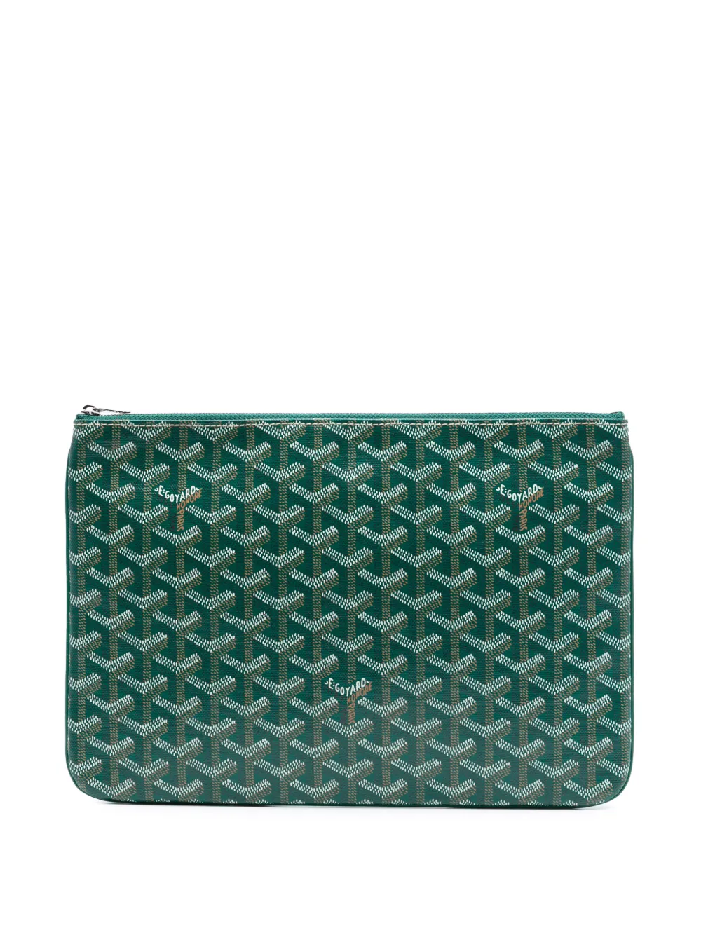 Goyard Pre-Owned 2018 Goyardine Senat MM clutch bag - Verde