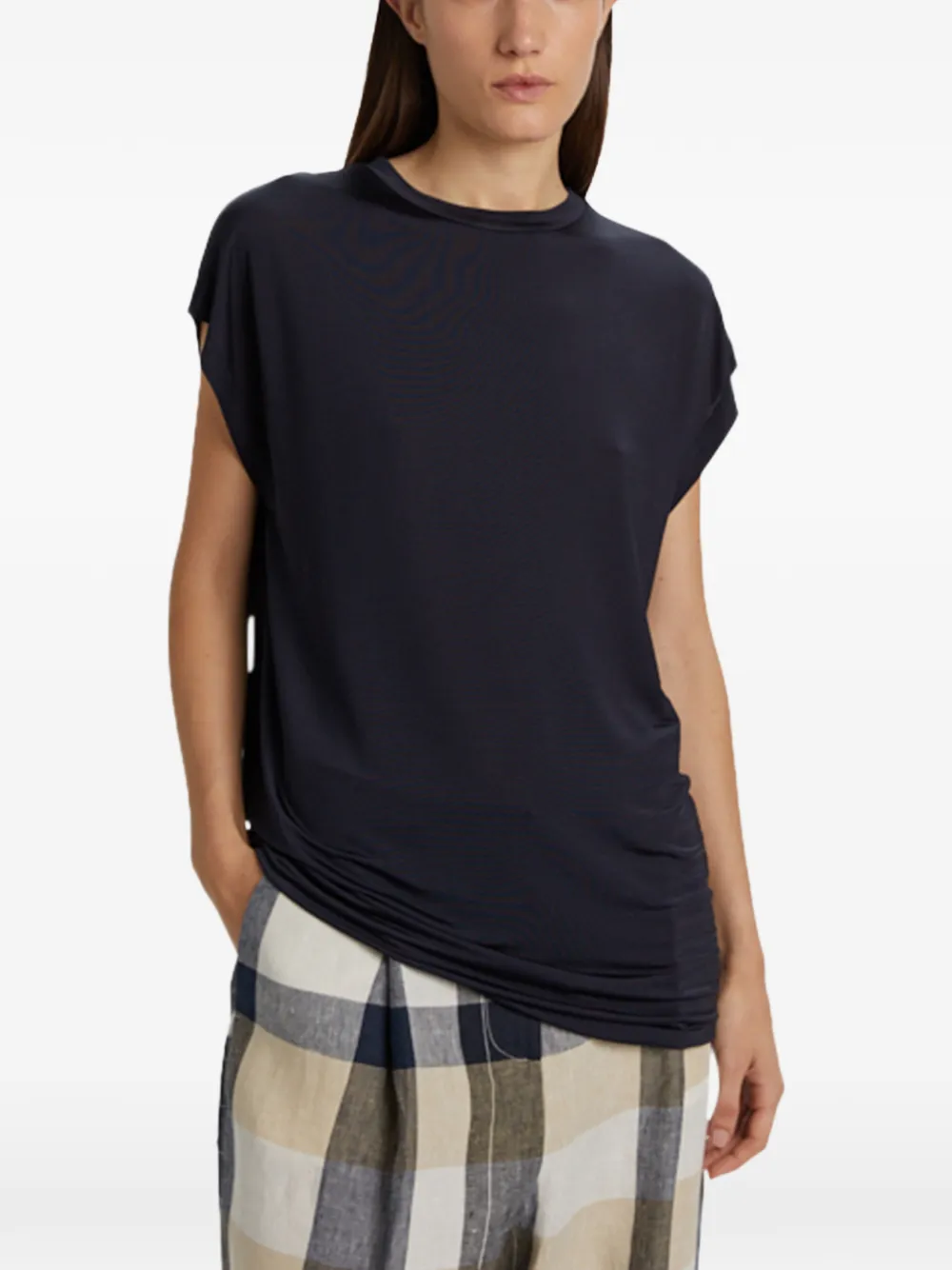 Phisique Du Role draped top - Blu