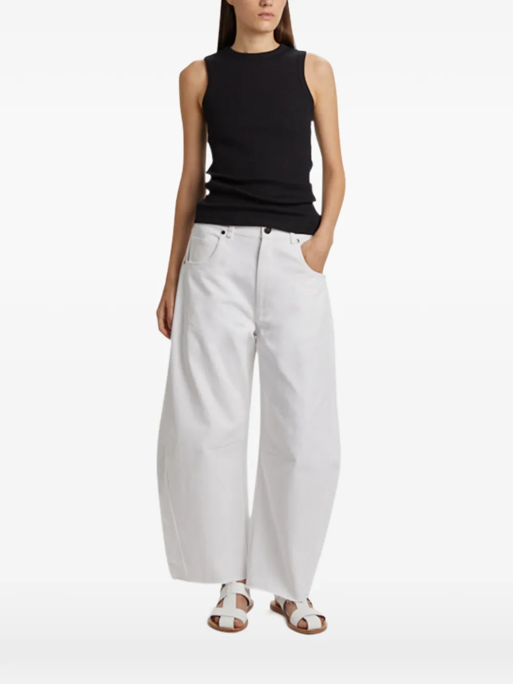 Phisique Du Role ribbed top - Nero