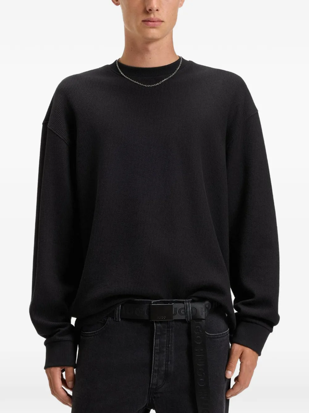  Hugo Long-sleeved Sweater - Black 
