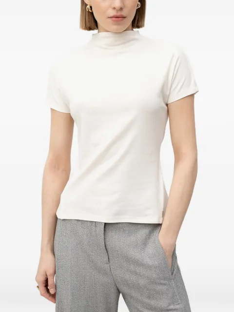 BOSS mock-neck T-shirt