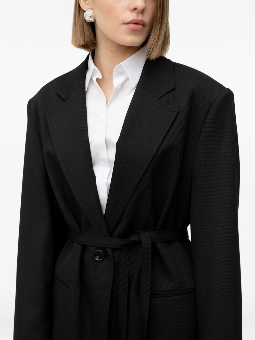  Boss Belted Blazer - Black 
