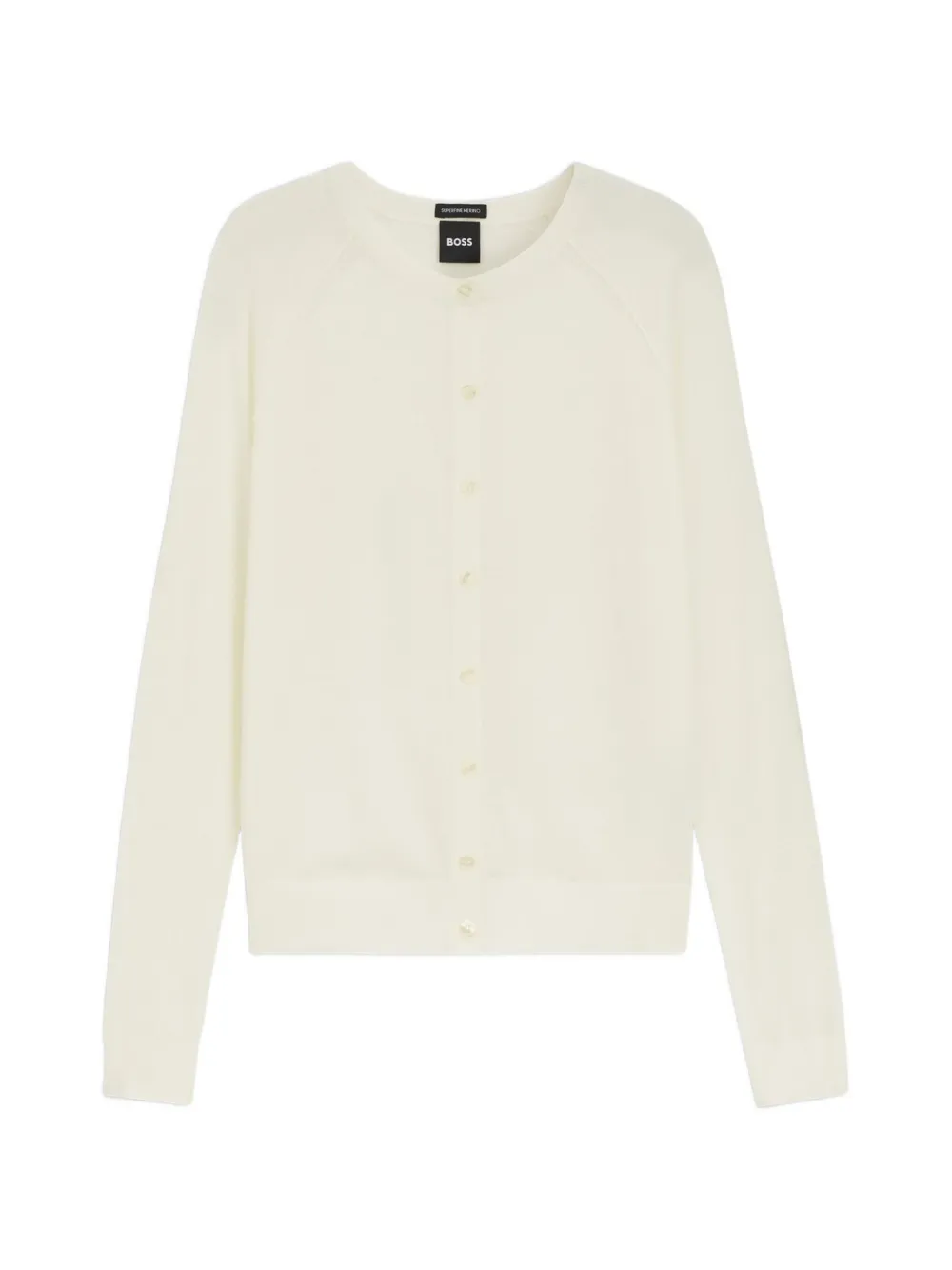 BOSS button-up cardigan - Nude