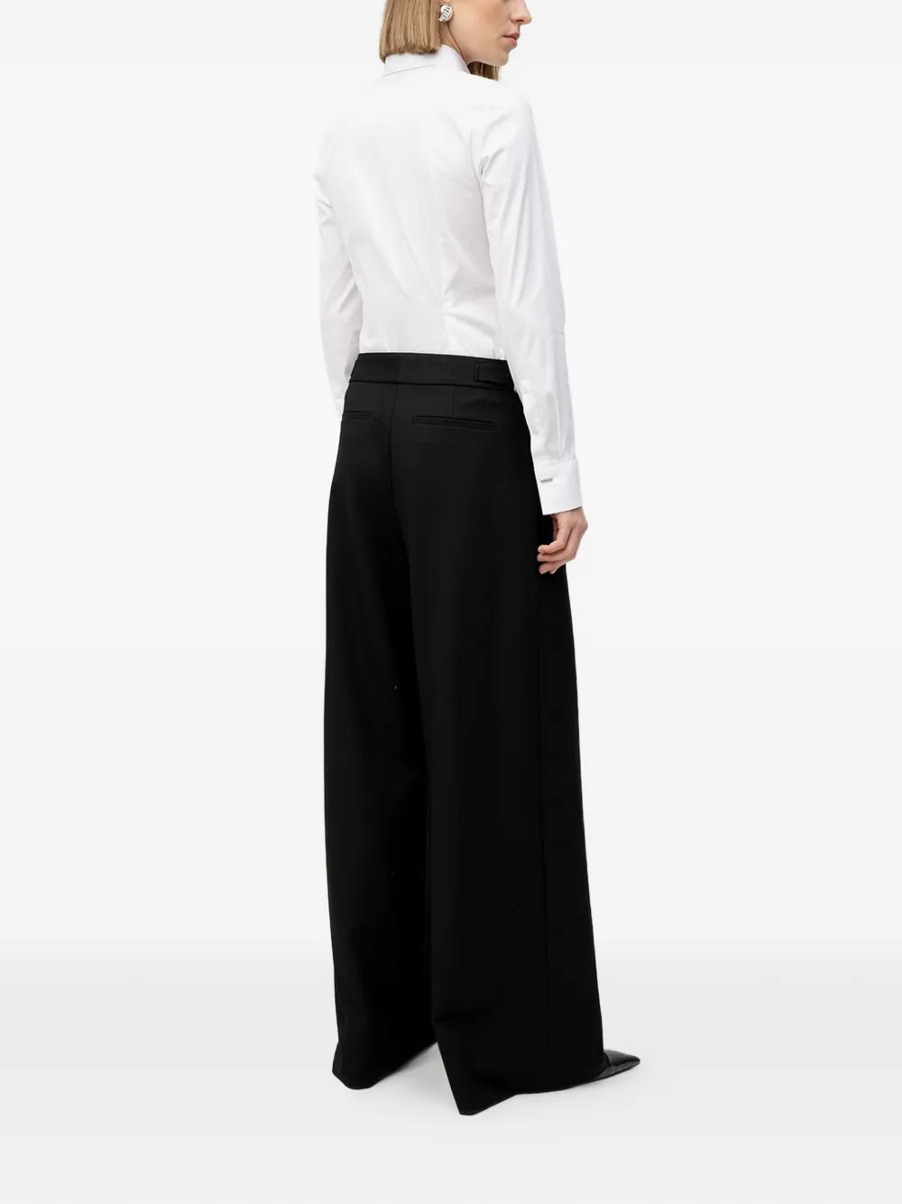  Boss Pleated Trousers - Black 