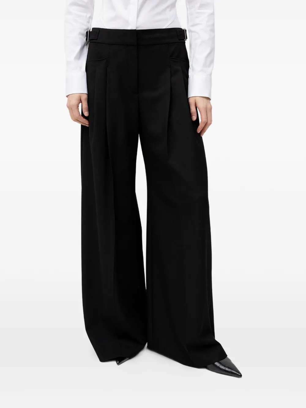BOSS pleated trousers - Nero