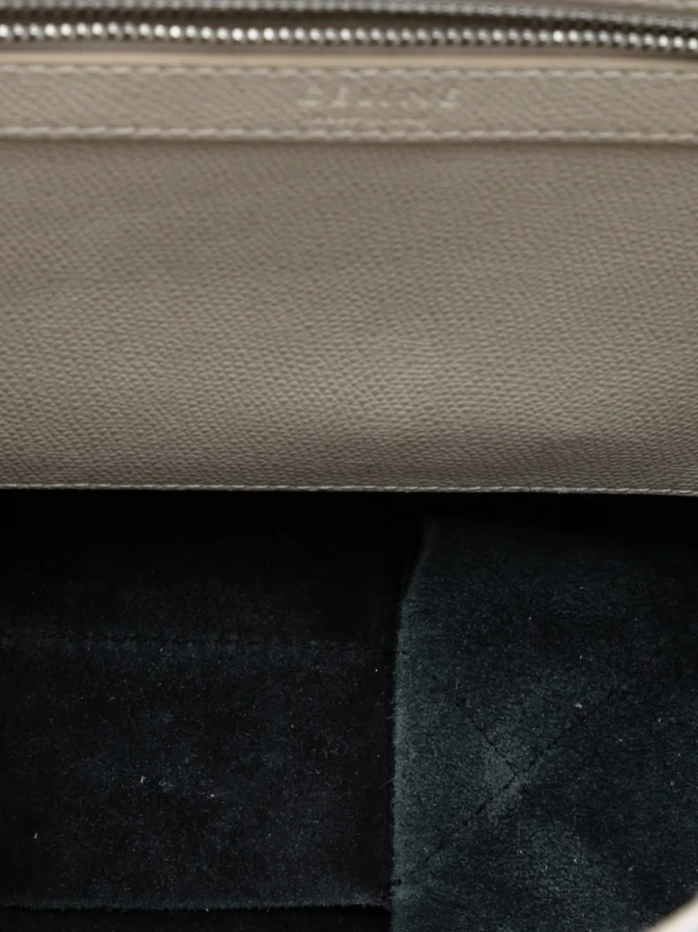 2018 Small Bicolor Grained Calfskin Vertical Cabas Tote Satchel