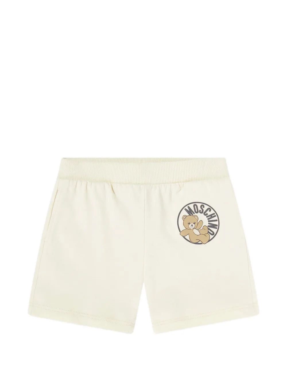 Moschino Kids Shorts set met logoprint Wit
