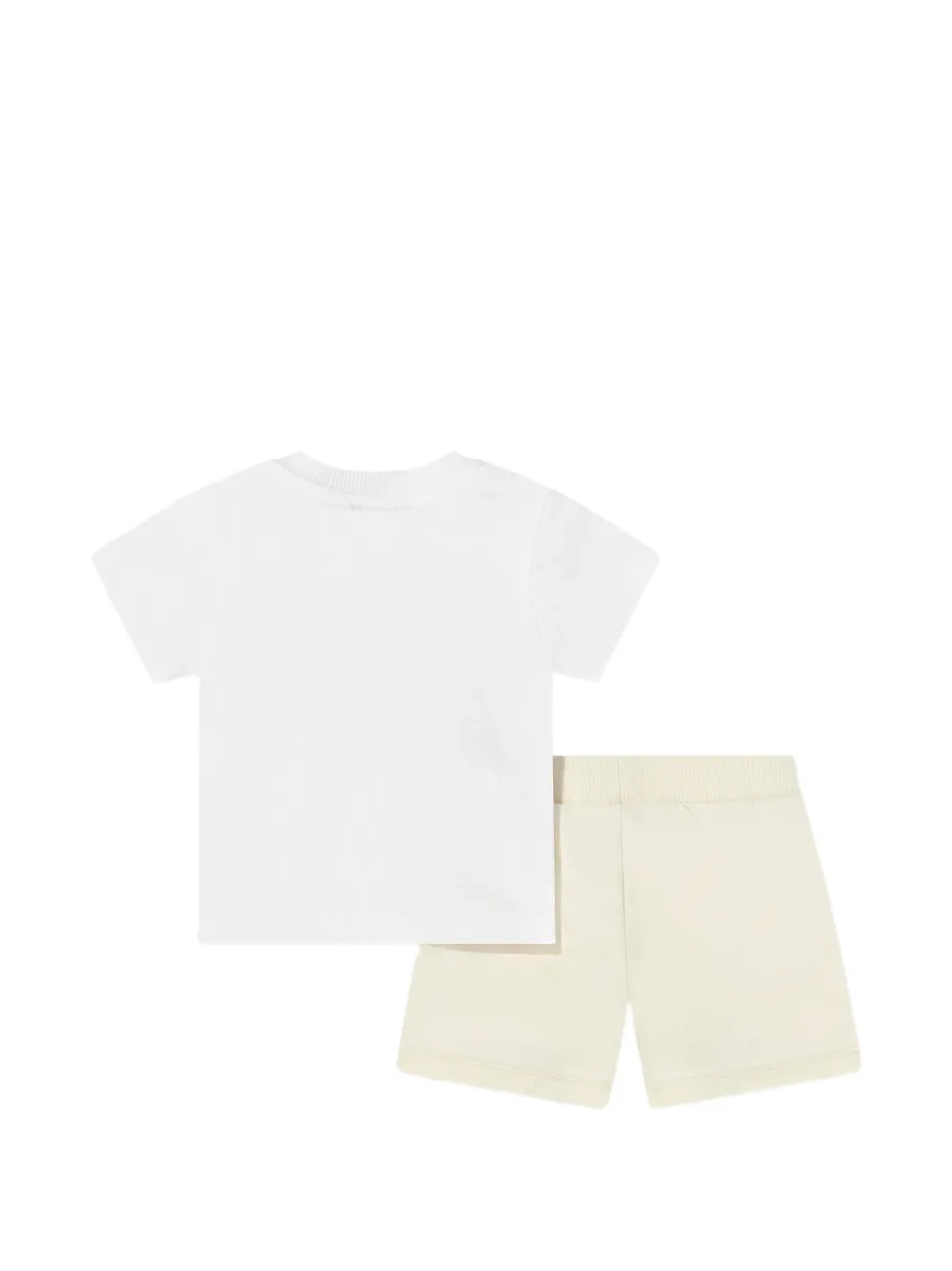 Moschino Kids Shorts set met logoprint Wit