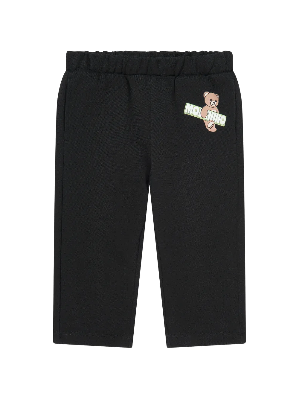 Moschino Kids logo-print track pants - Black