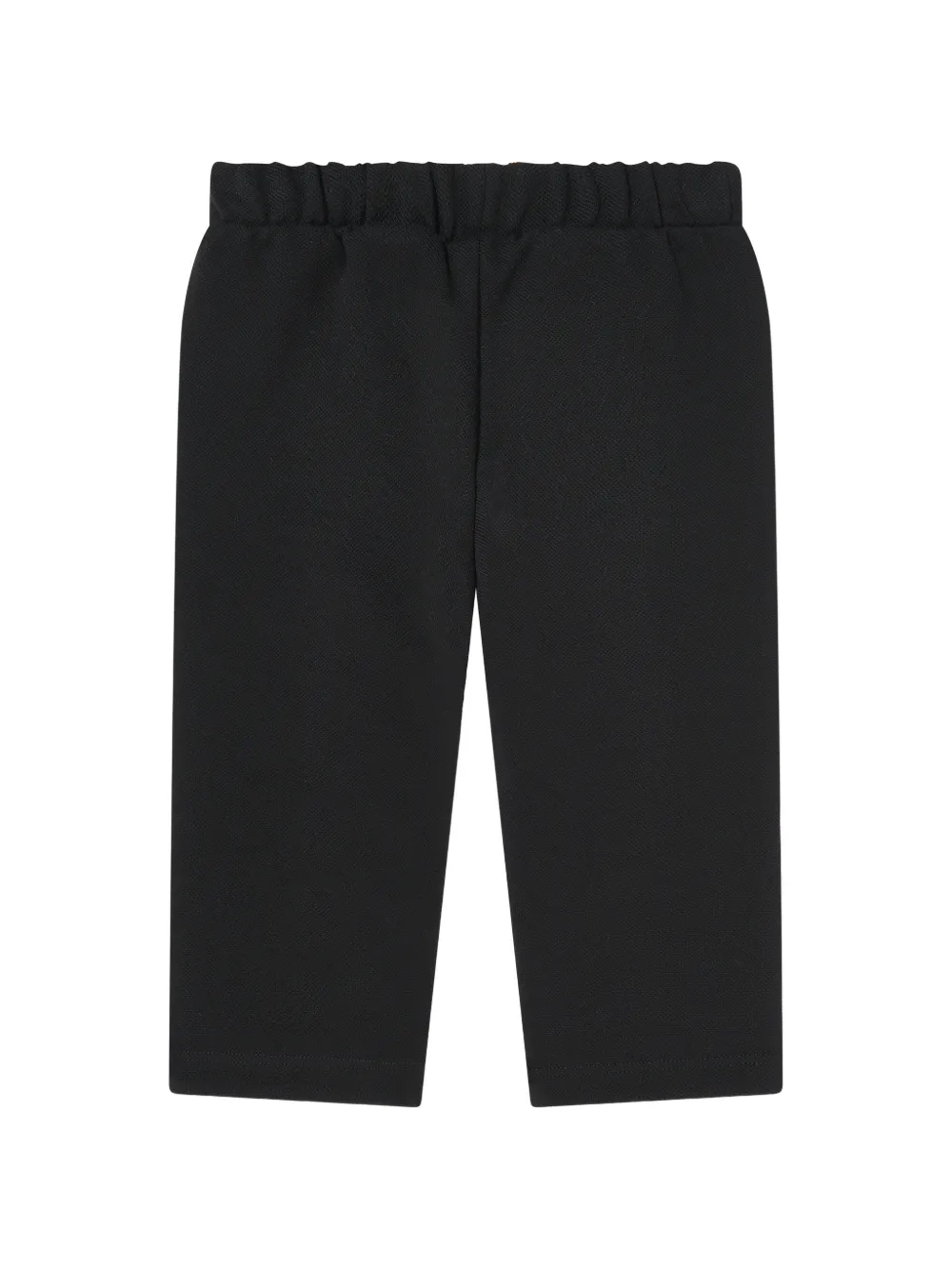 Moschino Kids Trainingsbroek met logoprint Zwart