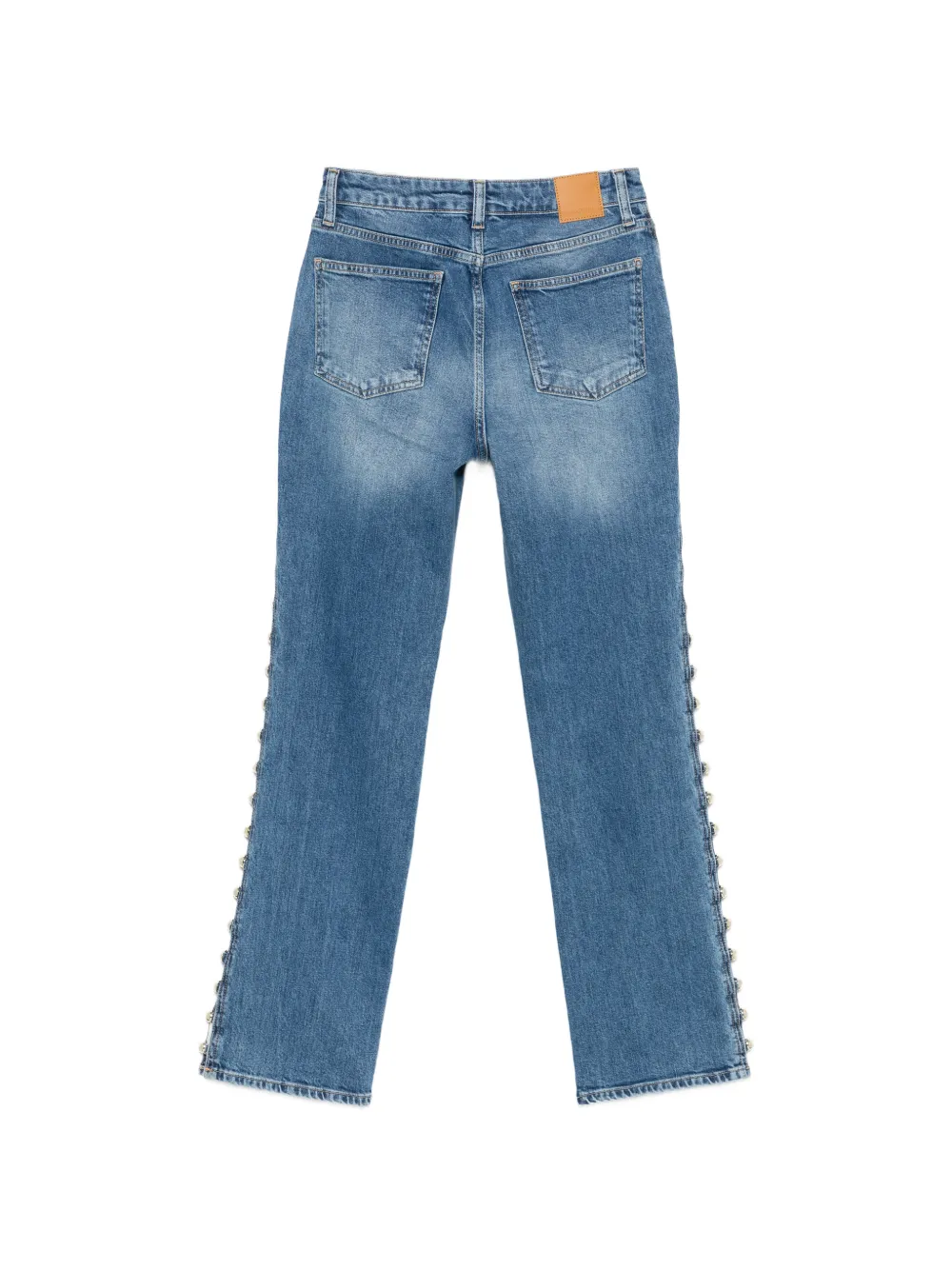  Simkhai Button Detail Jeans - Blue 