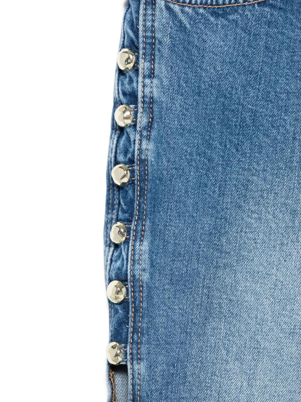  Simkhai Button Detail Jeans - Blue 