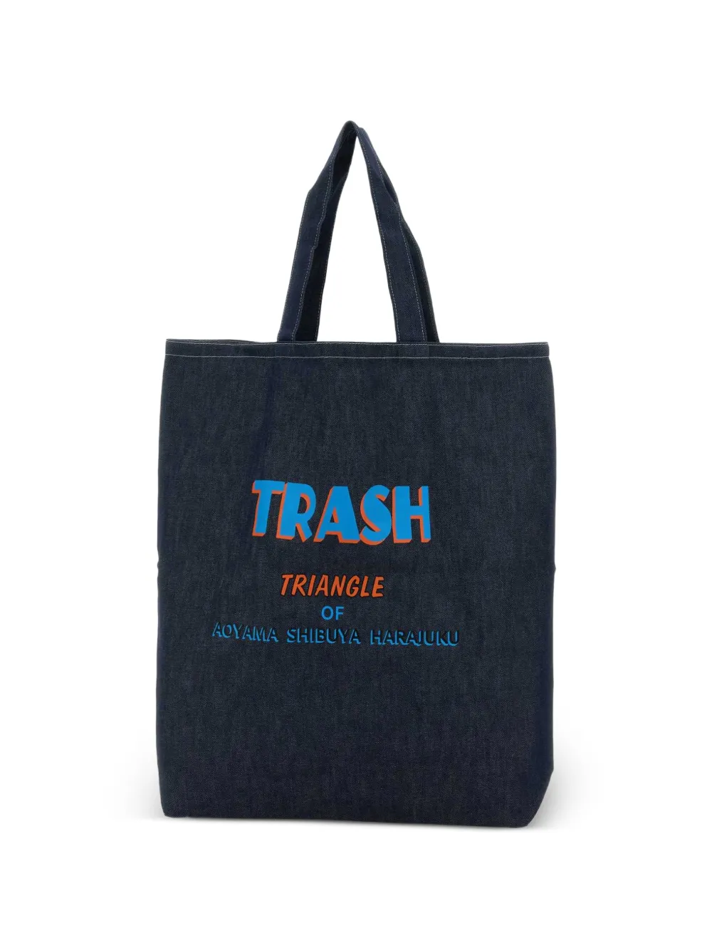  Needles Large Denim Tote Bag - Blue 