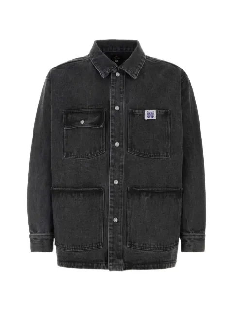 Needles black denim jacket