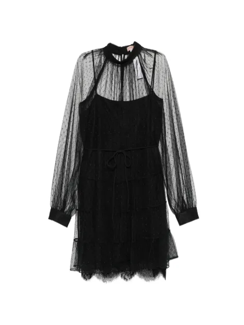 TWINSET tulle mini dress