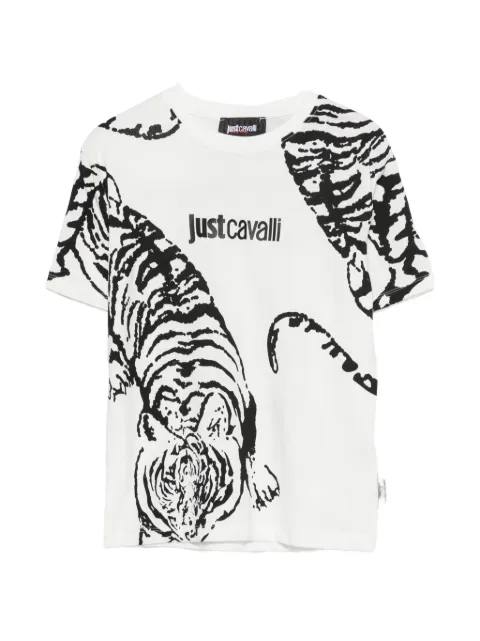 Roberto Cavalli Junior tiger-print T-shirt