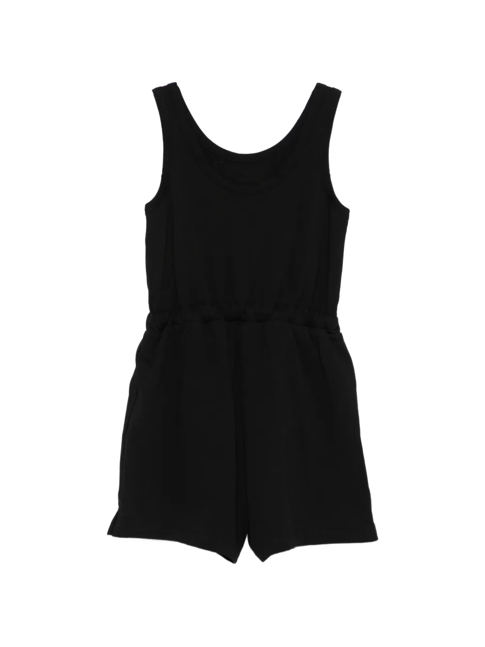 Moschino Kids Romper met logoprint Zwart