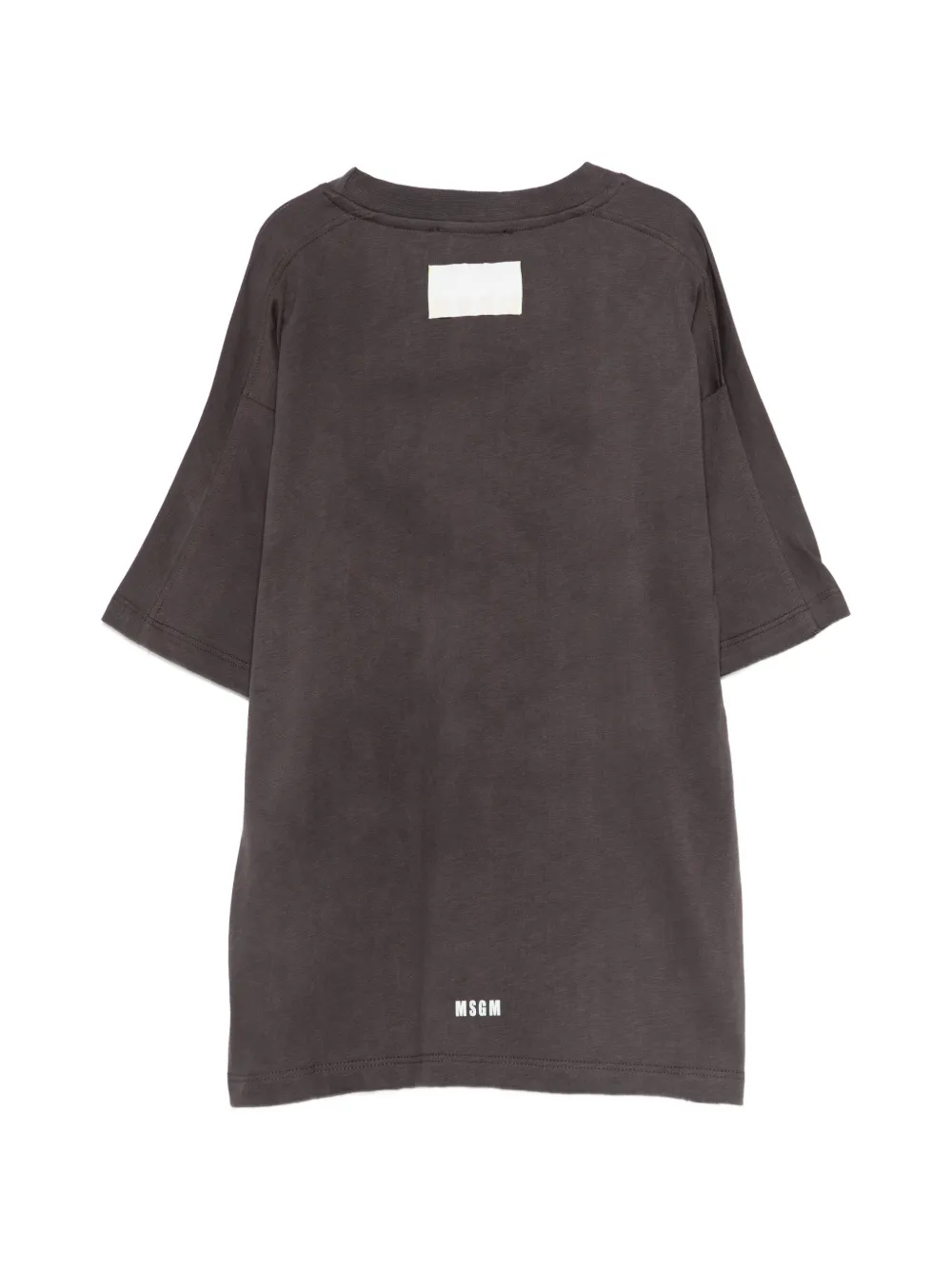 MSGM Kids T-shirt met logoprint Grijs