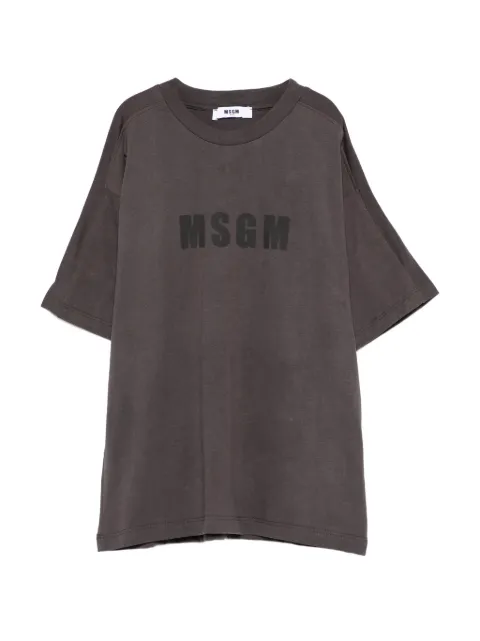 MSGM Kids ロゴ Tシャツ