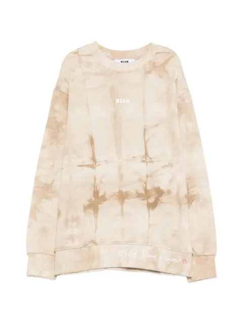MSGM Kids tie-dye sweatshirt