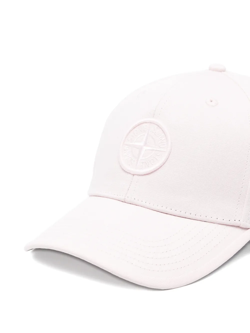 Stone Island Junior Logo Patch Cap - Pink 