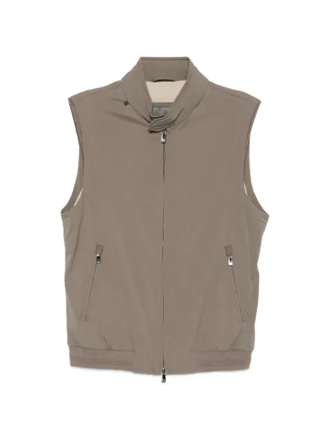 Corneliani zip sleeveless gilet