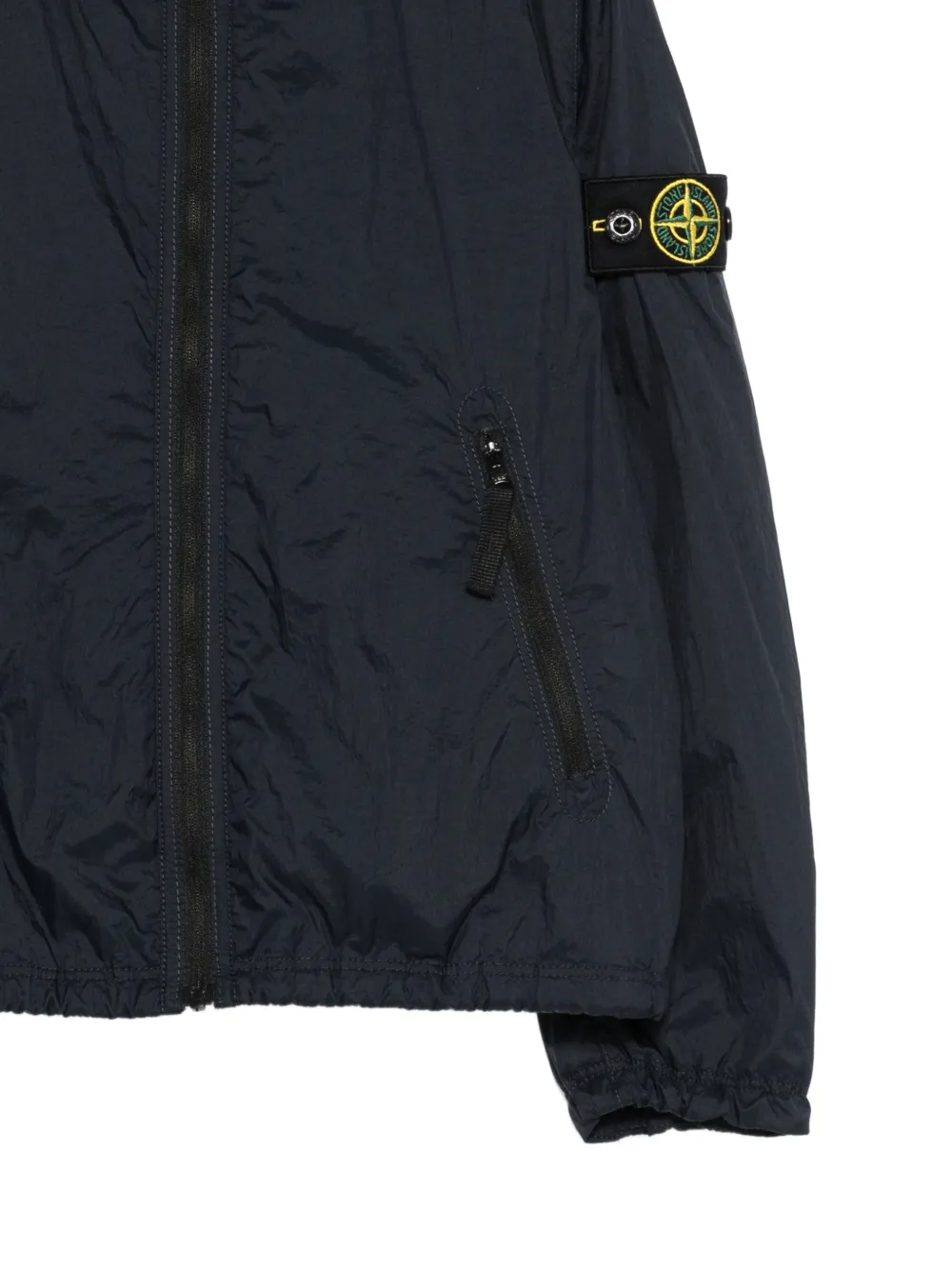 Stone Island Junior Jack met capuchon Blauw