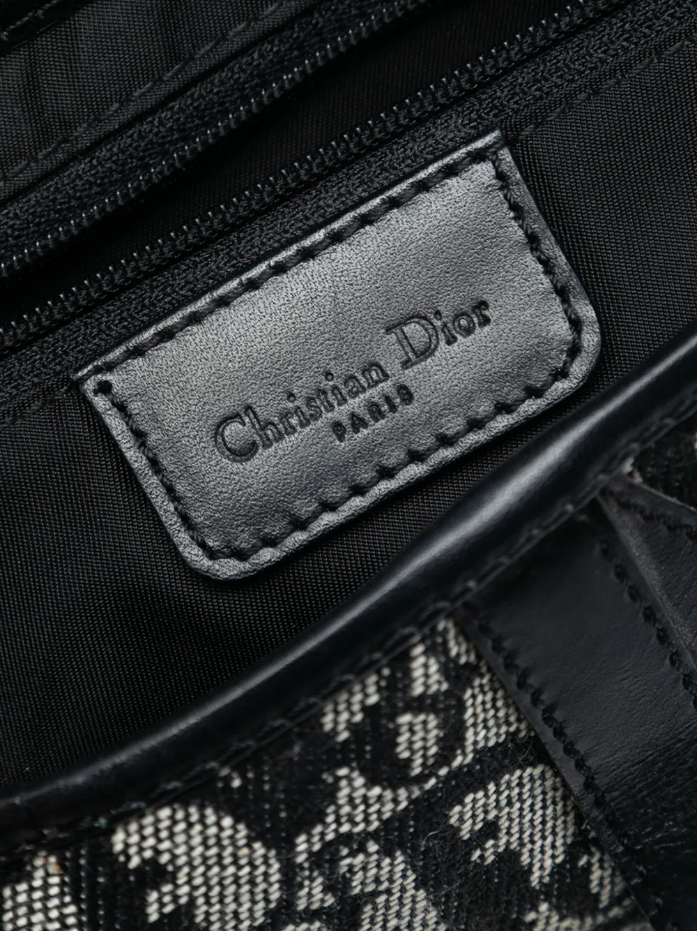 2002 Diorissimo Canvas Saddle Bag Shoulder Bag