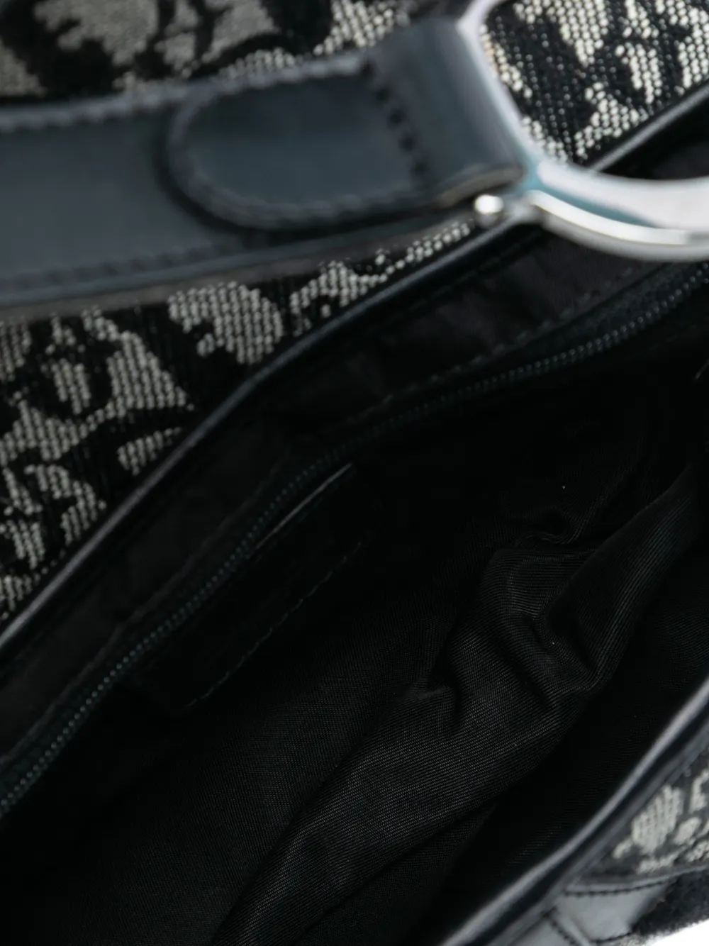 2002 Diorissimo Canvas Saddle Bag Shoulder Bag