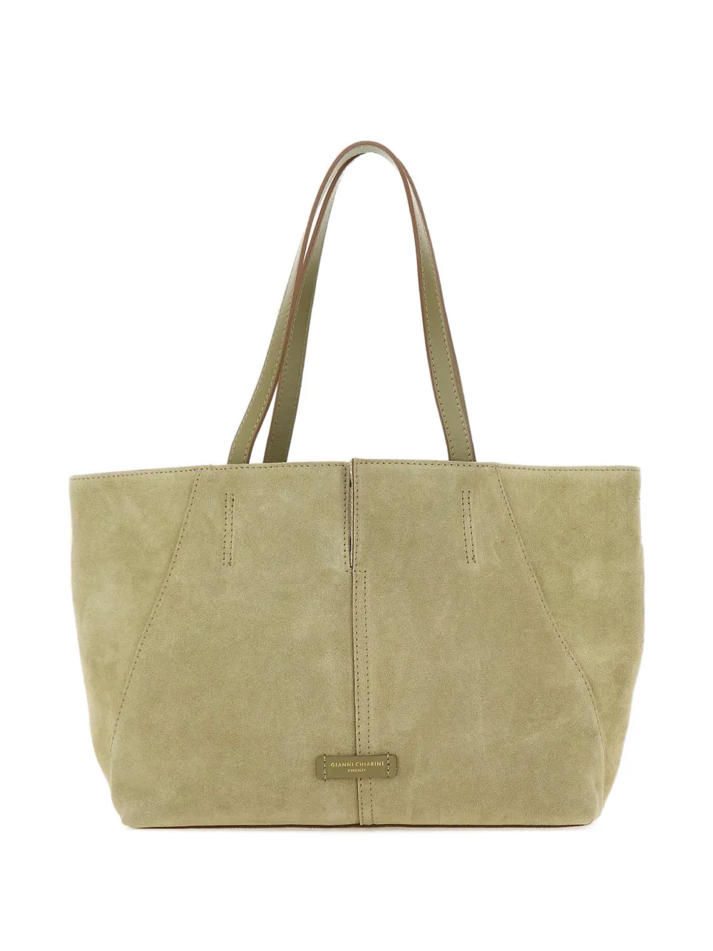 GIANNI CHIARINI Maia leather tote bag - Verde
