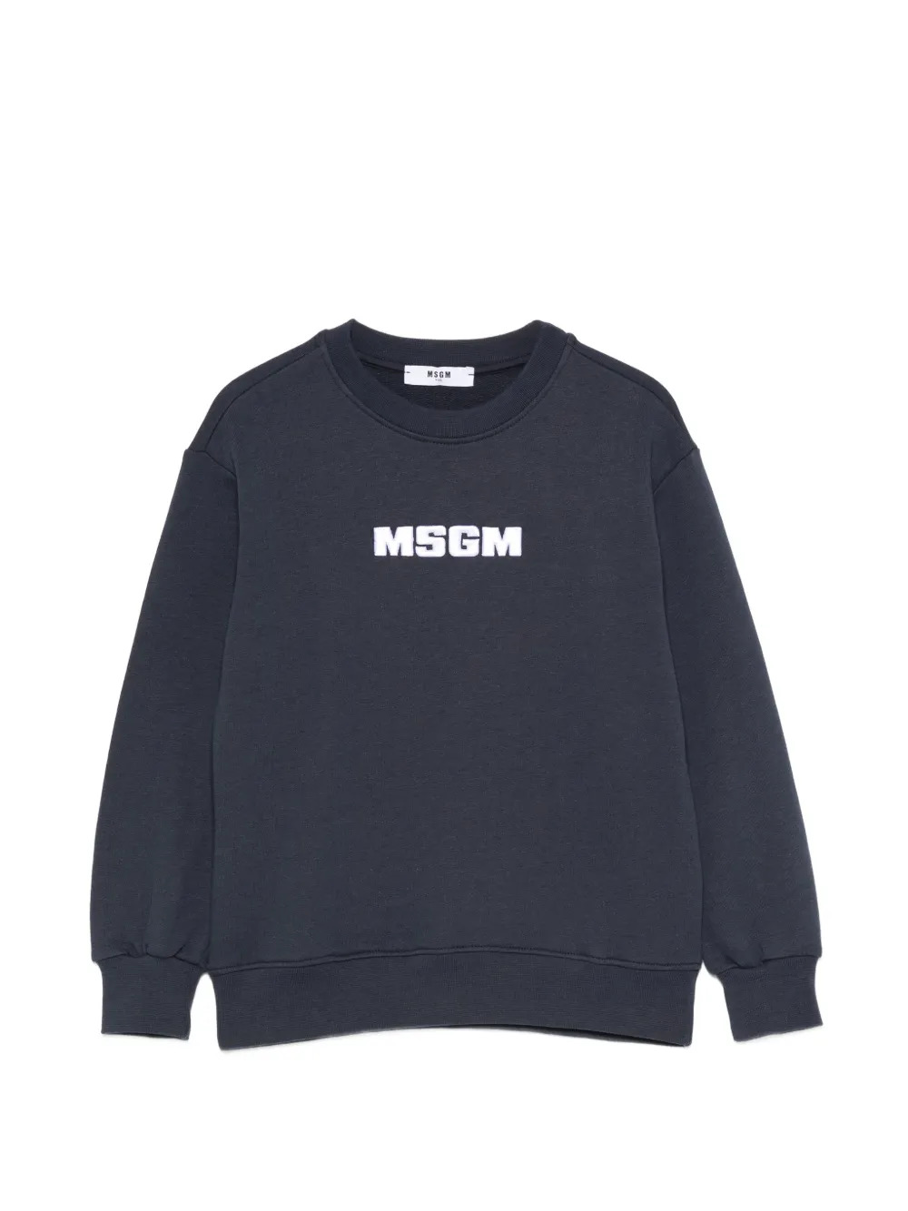 MSGM Kids logo sweatshirt - Blu