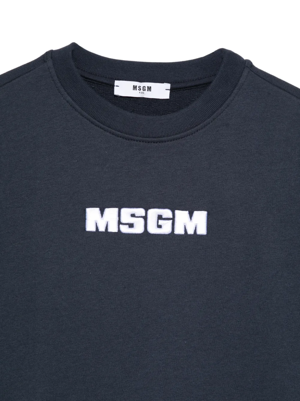 MSGM Kids Sweater met logo Blauw