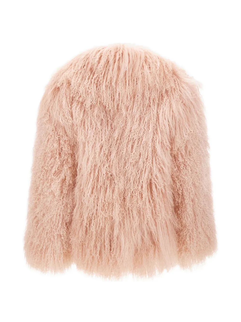  The Touch Marina Lamb-fur Jacket - Pink 