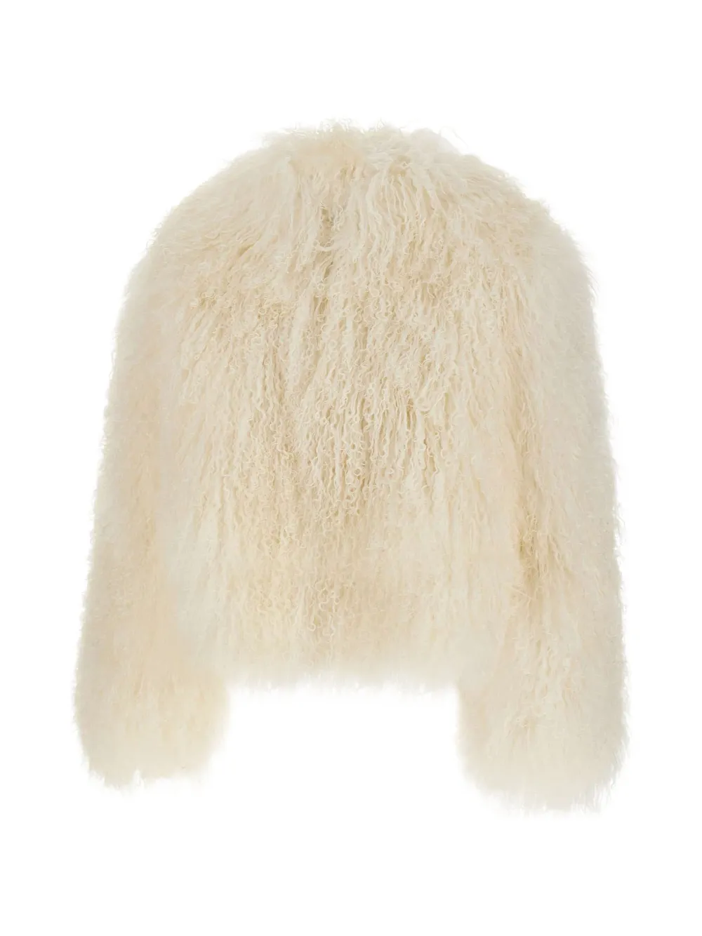 THE TOUCH Marina lamb-fur jacket - Weiß