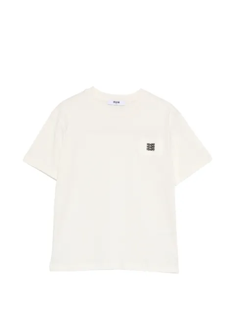 MSGM Kids chest-pocket T-shirt
