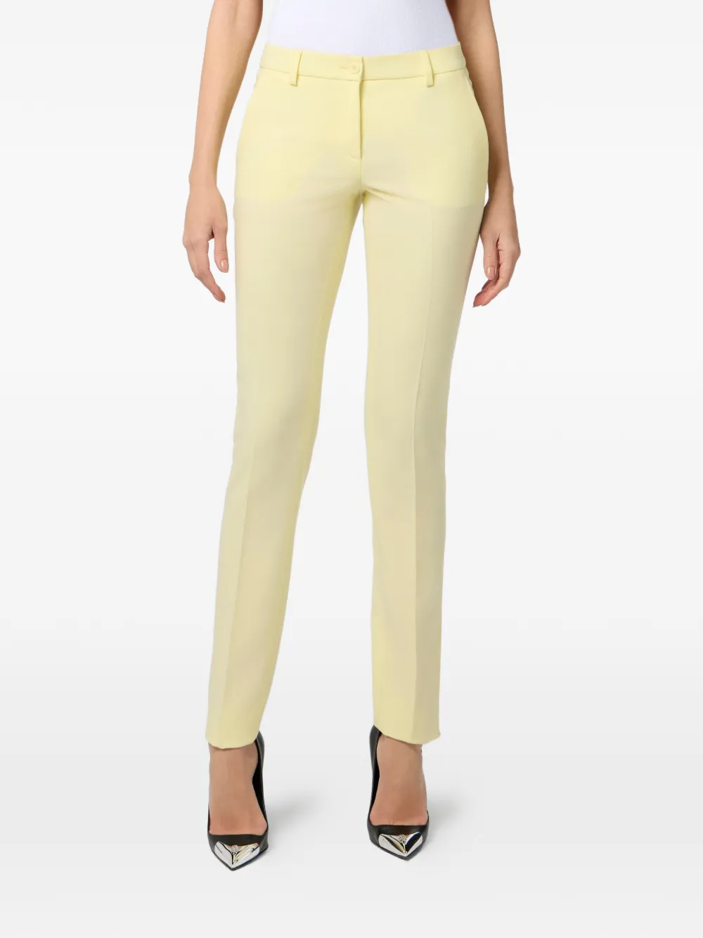 Philipp Plein Wollen pantalon Geel