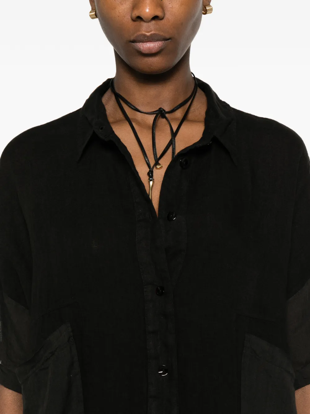 Patch-Pocket Short-Sleeve Shirt