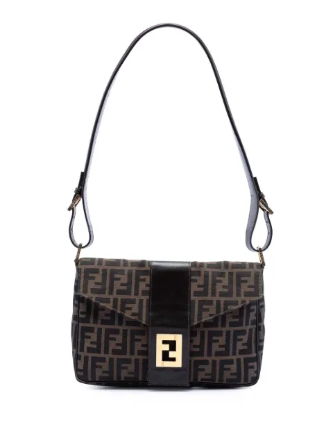 Fendi Pre-Owned 20th Century Zucca Canvas Flap shoulder bag