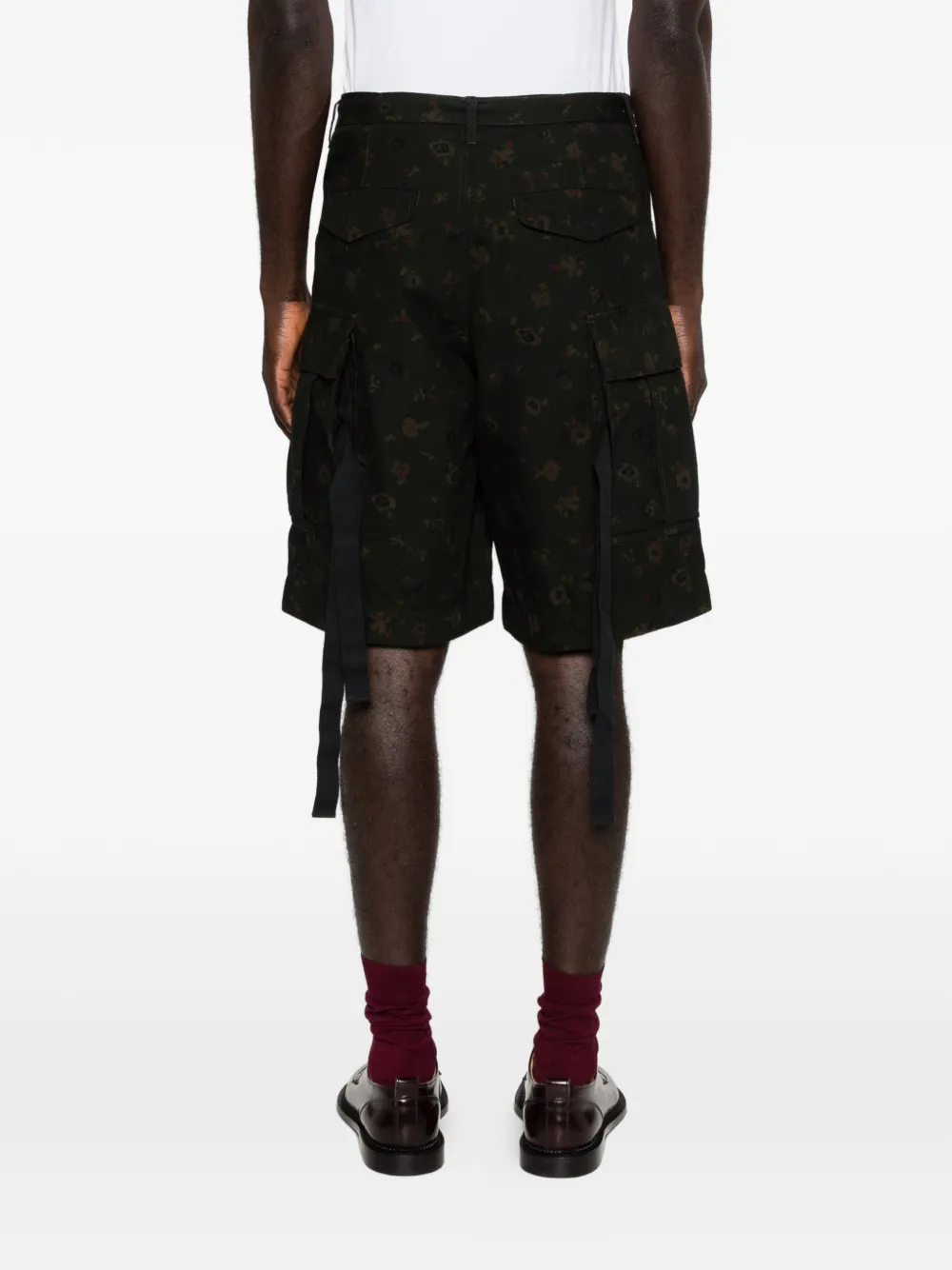 sacai Cargo shorts Groen